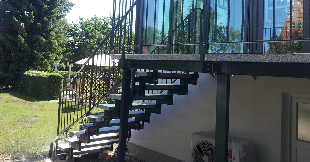 Treppen- & Geländersysteme für Landschaftsarchitekten